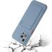 Buy Tivenfezk Nadoli Ultra Thin Silicone Case for iPhone 15 Pro Max - Shockproof Scratch-Resistant TPU Wallet Cover with Credit Card Holder - Gray - Buy Online on GoSupps.com