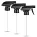 Spray Bottle Replacement Nozzle Black Sprayer Head Replacement Spray Nozzles with Mist Stream Sprayer for 8oz/16oz Glass Spray Bottles for Home Kitchen Garden and Office - 3 Pack