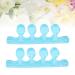Silicone Toe Separators for Pedicures - 3 Pairs Straightener Spacers for Bunions - Blue Silicone Gel Orthotics for Men and Women - Buy Online on GoSupps.com