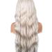 BGHJUE Platinum Blonde Wig with Baby Hair 26 Inch Synthetic Lace Front Wig Glueless Heat Resistant WIGS for Women (Color: 1 Size: 18inches) -22inches_1 120inches