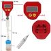 PH Meter PH Tester Sharp Glass Electrode for Water Milk Cheese Soil Food - Buy Online on GoSupps.com
