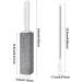 2Pack Pumice Cleaning Stone with Handle Toilet Bowl Cleaner Brush with Disposable Crevice Brush And Replacement Heads for Kitchen/Bath/Pool/Household Cleaning Limescale Deposits Mildew & Grills(White) - Buy Online on GoSupps.com