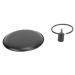 Moxa Stick Storage Base Removable Safe Stainless Steel Moxa Coil Holder for Moxibustion (BLACK)