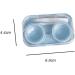 Infeksiya Red Contact Lens Case - Cosmetic Travel Kit for Eyes | Durable & Stylish Lens Container - Buy Online on GoSupps.com
