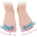 Silicone Gel Shoe Insole Spreaders - 1 Pair Blue Gel Stretchers & Bunion Cushions - Buy Online on GoSupps.com