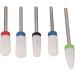 MOUMOUTEN Nail Drill Bits Ceramic Manicure Pedicure Bits Manicure Dustproof Nail Grinding Head Set for Manicure Pedicure Home Salon - Buy Online on GoSupps.com