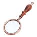 Magnifiers 10 X Magnifier Retro Wooden Handle Glass Handheld Metal Optics Glass Lens Zoom Gift Box Reading Aids