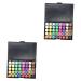 DOITOOL Makeup Palette 2pcs 40 for Combination Eyeshadow Pallet Eye Colors Matte Lustre Multicolor Ladies Girls Cosmetic 1 count (Pack of 1) As Shownx2pcs