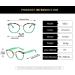 SERONI TR90 Blue Light Blocking Glasses for Men & Women - Anti UV Ray Computer & Reading Glasses - 52mm Round Frame - Buy Online on GoSupps.com