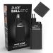 ZLADE Ballistic Nose & Ear Hair Trimmer - Aaa Battery Operated Waterproof Trimmer With Protective Cap Stylish Design Ideal For Gifting Black