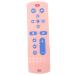 Silicone Teether Baby Teething Toy - Soft TV Remote Control Shape with Rich Color Textured Buttons in Pink - Buy Online on GoSupps.com