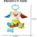 Hanging Car Seat Stroller Toy with Teether - Soft Plush Dog Design for Babies 6-12 Months | Soothing Teething Toy for 3-6 Months | Newborn Gifts for Boys and Girls - Buy Online on GoSupps.com