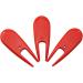 ZRM&E 8pcs Plastic Golf Divot Tool Set - Non-Slip Golf Repair Accessories in Red - Buy Online on GoSupps.com
