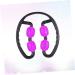 Healeeved 3-Piece 360 Depth Massage Roller Ring Muscle Relaxation & Back Massage Tools | Handheld Yoga Roller & Fitness Toner (25x23cm) - Buy Online on GoSupps.com