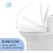 Elongated Toilet Seat Soft Close Quick Release Design Urea Formaldehyde Heavy Duty Toilet Seats Non-Slip Seat V Shape White Little Surprise - Buy Online on GoSupps.com