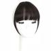 Bangs Clip in Bangs-Fake Bangs Hair Clip Dark Brown Clip on Bangs Real Human Hair Air Curtain Bangs for Women Clips Bangs Hair Extensions Fringe Curved Bangs for Women Curved Bangs for Daily Wear ( T1B/33