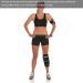 Semme Knee Wraps Compression Elastic Brace for Pain Relief & Support - Black Yellow - Buy Online on GoSupps.com