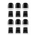 Avon Deododorant Men's Roll-on Black Suede, Anti-Whitening, Non-Staining, Quick-Drying Formula, 2.6oz/75ml. Pack of 6