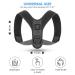 Smasaa Trading Posture Corrector for Women and Men - Comfortable Upper Back Brace for Improved Posture - Adjustable Back Straightener in Black - Buy Online on GoSupps.com