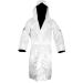 Cleto Reyes Satin Boxing Robe with Hood - Large - White