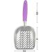 Large Metal Cat Litter Box Scoop Stainless Aluminum Alloys 13.8"*5.5"*1.8" (Purple Handle) - Buy Online on GoSupps.com