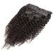 12 Inch -28 Inch Kinky Curly Clip in Hair Extensions Clip Ins Brazilian Remy Human Hair for Black Women Natural Color 8 pieces 70g/One Set (12") - Buy Online on GoSupps.com