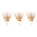 Zerodeko 30 Pcs Eucalyptus Leaves Christmas Tree Ornaments Artificial Eucalyptus Home Decor Green Leaves Artificial Flowers Harvest Eucalyptus Stem Floral Vase False Leaf Wedding Plastic Goldenx3pcs 38X3CMx3pcs