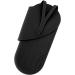 Portable Silicone Heat Resistant Mat & Pouch for Hair Styling Tools - Curling Iron & Straightener Cushion (Black) - International Shipping - Buy Online on GoSupps.com