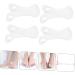 Sleeve Protectors 8 Pcs with Big Splitter, Thumb Protector, and Hallux Valgus Separators - Convenient Straps for Men - Soft Elasto Gel - Transparent - 23.5x2.3cm - Set of 2 - Buy Online on GoSupps.com
