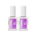 Eternal Ridge Filler Base Coat Nail Polish 13.5 mL Clear Nail Primer Treatment - Ridge Filling Base Coat Strengthener for Nail Strength & Repair of Hard, Thin, Dry & Ridged Fingernails - 2 Pack Ridge Filler Gel 0.46 Fl Oz (Pack of 2)