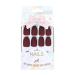 Brishow Ballerina Matte Artificial Nails - Brown Acrylic Press-On Full Cover - 24 pcs for Women & Girls - International Shipping - Buy Online on GoSupps.com