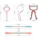 Tiardey 5PC Stainless Steel Face Hair Remover & Epilator - Upper Lip & Body Hair Removal Tool - Buy Online on GoSupps.com