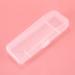 Liovitor 2 Pcs Double Storage Box for Men - Shaver Case & Accessories Transparent Plastic Holder - Ideal for Travel & Organization - Buy Online on GoSupps.com