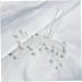 minkissy 1pc Wedding Pearl Hair Pins Hair Side Comb Rhinestones Bride Hair Pin Crystal Flower Hair Pins Bride Headpieces for Wedding U Pearl Hairpin Flowers Bridesmaid Alloy Simple - Buy Online on GoSupps.com