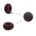 Buy Dilisen Extra Small Hair Knot Manufacturers for Kids | 6 PCs Chignon Hair Donut Sock Bun Shape Mini Dark Brown Donut Shaper for Short & Thin Hair - 2.4 Inches - Buy Online on GoSupps.com