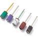 PLAFOPE 1 Set Nail Polish Set Nail Grinding Sanding Bits for Nail Drill Nail Tools Nail Polishing Band Sanding Bands for Nail Mandrel Bit for Nails Nail Bits Manicure Polishing Tape Alloy - Buy Online on GoSupps.com