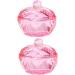 FRCOLOR 4 Pcs Glass Dampen Dish Plate Monomer Dish with Lid Monomer Holder Dappen Dish with Lid Acrylic Liquid Holder Dappen Bowl Acrylic Powder Storage Pink Nail Manicure Tools 4.2x4.2cmx2pcs Pinkx2pcs - Buy Online on GoSupps.com