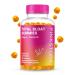 Pink Stork Bloat Gummies with Turmeric and Ginger for Digestion Detox Gas Energy Support and Immune Health Aids in Bloating Relief for Women 60 Tropical Turmeric Bloating Supplements
