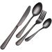 Cutlery Western Cutlery Set Four Piece Stainless Steel Cutlery Set Black - Buy Online on GoSupps.com