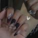 Coffin artificial nails long ballerina false nails butterfly french false fingernails 24 pieces acrylic art you press on the nail tips for women and girls