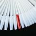 QIMYAR 100 Pcs Coffin Shape Nail Swatch Sticks with Ring - Nail Color Swatches for DIY Home Salon - Transparent/Natural - Buy Online on GoSupps.com