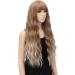 YEESHEDO Ombre Long Wavy Curly Wig for Women - Ombre Brown/Blonde - Cosplay & Daily Wear - Buy Online on GoSupps.com