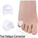 Cikiki White Silicone Toe Separator for Hallux Valgus & Bone Ectropion - Foot Care Device for Pain Relief & Proper Toe Alignment - Buy Online on GoSupps.com