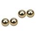 JECOMPRIS 4 pieces of gymnastics ball made of brass foot massage ball Exercise metal balls brass balls practical massage balls Handballs Healthcare massage globe baoding handball massage device