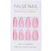Valentine's Day False Nails Pink Heart Press on Nails Almond Stick on Nails French Short Fake Nails 24pcs for Women and Girls (Color : Pink Size : 26 Piece Set) - Buy Online on GoSupps.com