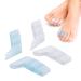 Little Toe Separator 8pairs Soft Silicone Toe Protectors Breathable Toe Cushions 3 Hole Overlapping Toe Separator for Toe Scuff Protection