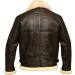 Men's B3 RAF Aviator Cockpit Pilot Military Real Sheep Shearling Warm Bomber Leather Jacket for Winters X-Large Brown - Buy Online on GoSupps.com