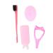 Pink Hair Dressing Curler & Face Cleaning Brush Set - Women s Beauty Essentials | Eyebrow & Eyelash Assistant - Buy Online on GoSupps.com