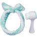 2 in 1 Manual Cleansing Brush Makeup Headband Facial Cleansing Brush Deep Clean Brush Hat for Women  - Buy Online on GoSupps.com