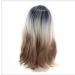 BGHJUE Halloween Wig - Long White Highlights Human Hair Weave Bundles with Closure | Brazilian Straight Non-Remy Hair Extensions - Buy Online on GoSupps.com
